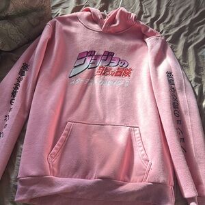 Pink Jojo’s Bizarre Adventure Hoodie